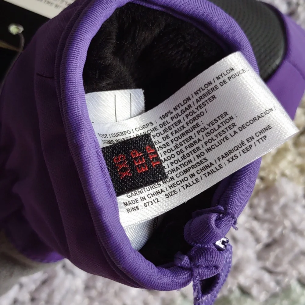 Head XXS Jr. Ski Mitten Purple Dupont Sorona - Picture 13 of 13